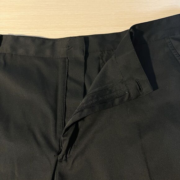 Mens Nike Dri Fit Black Golf Pants Straight Leg 38x32 Casual Athletic FLAWED - Picture 8 of 14